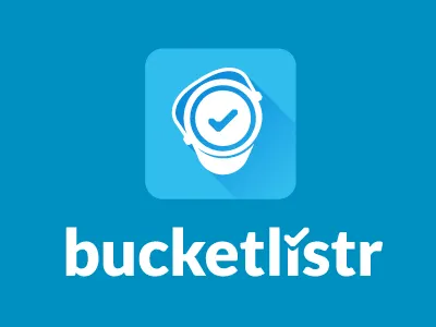 Bucketlistr - Appicon app appicon blue branding bucket bucketlist clean design flat identity logo