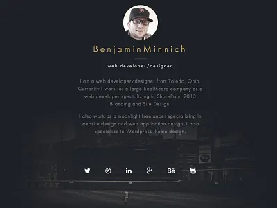 New Site baseball blue gold web design website