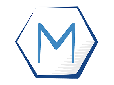 Drawn Logo Variation blue branding drawn intranet logo mindsense team variation