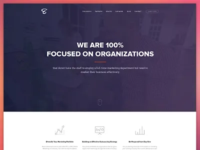 Creative Inc design flat full gradient icon logo navigation slider ui ux web