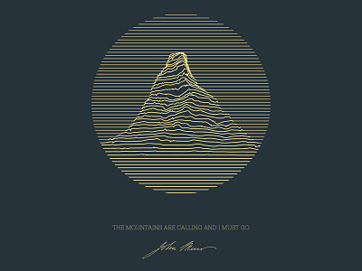 Stetind Poster john muir mountain poster print quote