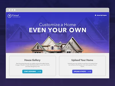 App Landing Screen clean flat home home page interactive interface landing page ui ux web app website