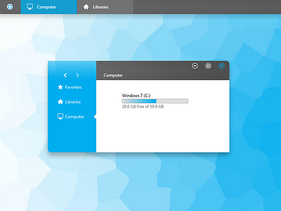 OMN (Old Meets New) gui metro minimal style ui visual vs