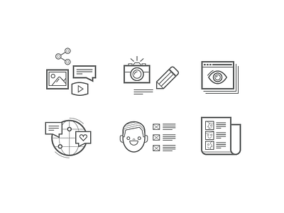 Pieoneers Icons icon illustration outline