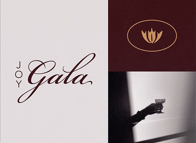 JOY Gala Logo brand branding graphic design illustration logo logo design texture typography