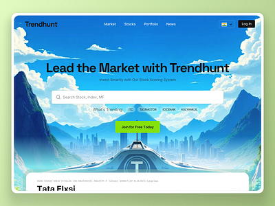 Trendhunt - Hero ai crypto design hero home page illustration inspiration landing page productdesign stock website