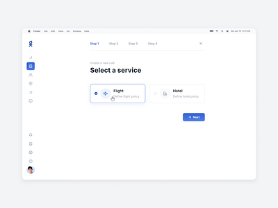 B2B web application aimed at simplifying Travel Management branding button colors component empty state feedback figma log in management navigation platform saas software styles travel typography ui usability ux web