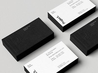 Project brand identity branding business card design graphic design identity logo logotype typography