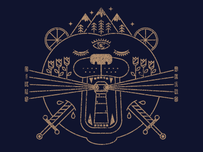 Bikes & Beer bear beer bikes flowers gold lighthouse monoweight sword