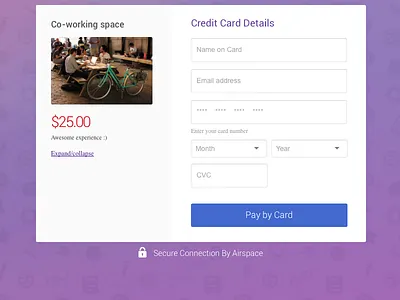 Screen Shot 16.57.50 airspace app credit card design dropbox illustration ios 7 payments stripe ui web widget