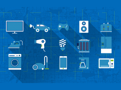SRP - Our Grid animation commercial icon infographic minimal motion