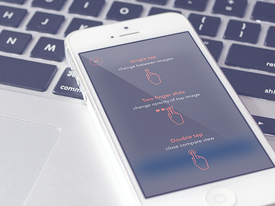 Compare My Designs iOS app app app design compare designs ios ios7 iphone iphone mock up ui design zappdesigntemplates