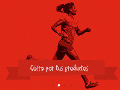 Running red run running ui ux web