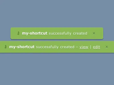 Flexbox Flash Message flash green html message scss ui
