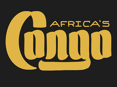 Day027 — Congo lettering practice