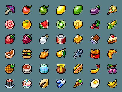 Food for Foodie arcade foodie game ios ipad iphone ipod pixel art pixelart twitch yama