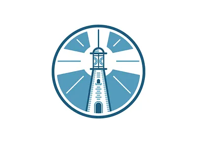 Lighthouse bookstore chistian christ cross lighthouse logo