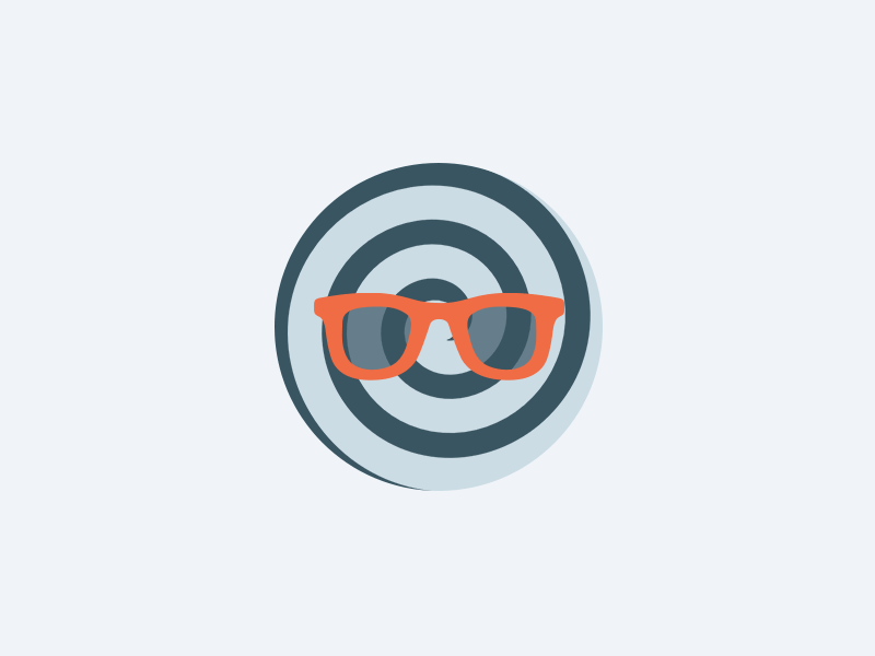 Persuasion flat hypnosis icon illustration persuasion