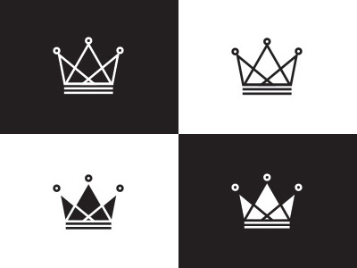 Crown brand branding crown icon king logo logomark mark monarchy stroke