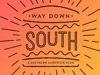 My new side piece. blog food logo type