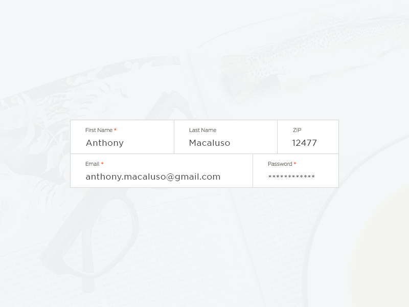 Form Input Exploration