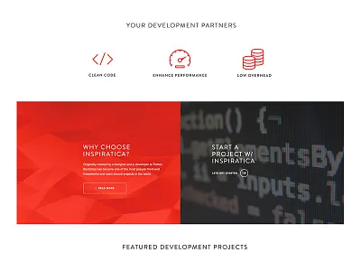 Inspi - About Us page about development inspiratica team