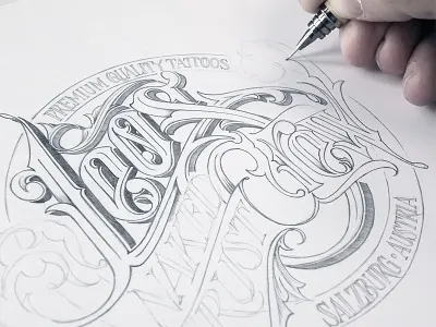 Leos crew leos logotype naked pencil schmetzer sketch studio tattoo trust