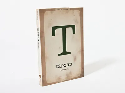 Tarzan Book Cover Redesign book cover print redesign tarzan