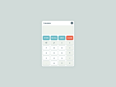 Calculator calculator interface ui visual design