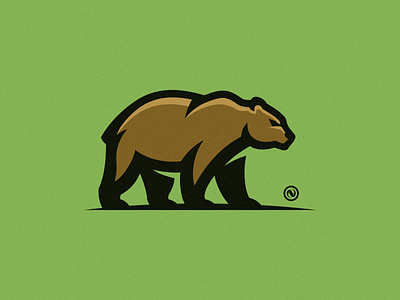 Bear animal bear illustration logo mark unused