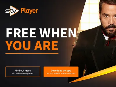 New STV Player Promo Page button buttons grey orange source sans pro stv stv player underline
