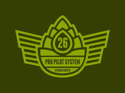 Pro Pilot System - 2 Color Progress beer beer brewing flat flat hop fresh green hop hoppy pilot synergy brewing systems vector wings