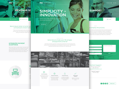 MintLink Website brand aid branding financial icons mintlink ui ux website