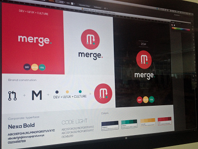 Merge Lisbon 2014 art conference design identity lisbon logo mark print red workshop