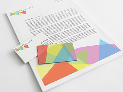 Flexafit Rebranding Identity Design brand branding identity logo rebrand stationary