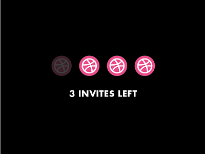 3 Dribbble Invites draft dribbble giveaway invite invites prospect