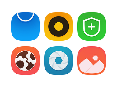 hello color icon，ios，color，dribbble