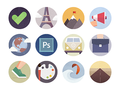 Dream Icons (visionare) app color darkfejzr dreams flat icons madeo polygon todo visionare