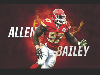Allen Bailey- Chiefs Player Graphics chiefs football nfl