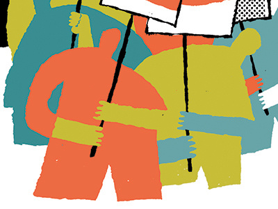 Boycott In Progress illustration