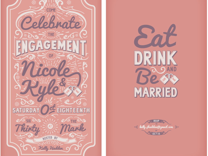 Example of Engagement Party Invite - Final