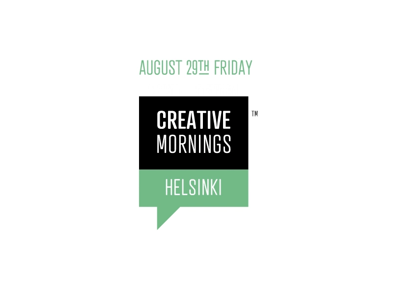 Creative Mornings / Tomorrow's Event animation creativemornigns gif helsinki screen simple svg
