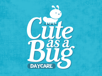 Cute as a Bug brand identity logo