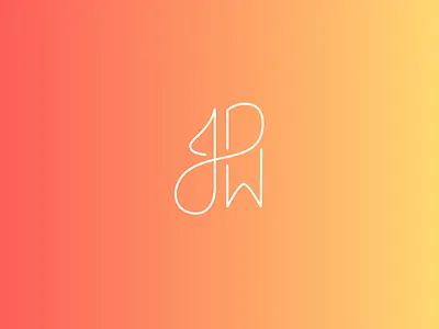 JDW - Colors branding color scheme colors d j jdw logotype monogram personal w
