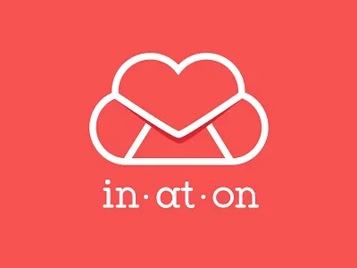Inaton Digital Wedding Invitation cloud digital envelope invitation logo love