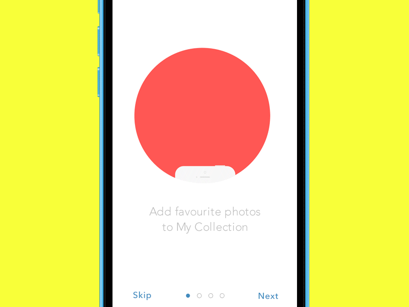 Add to Collection album animation app design gif ios iphone tutorial ui ux