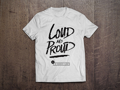 Vibes Summer Camp '14 T-shirt black and white hand drawn handdrawn tshirt tshirt design