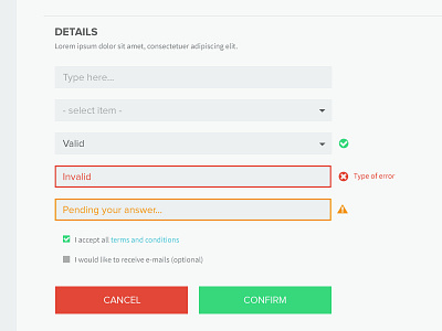 OnePlanetCrowd - Form Fields design details error field form invalid ui valid