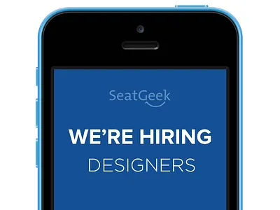 SeatGeek is Hiring hiring jobs seatgeek