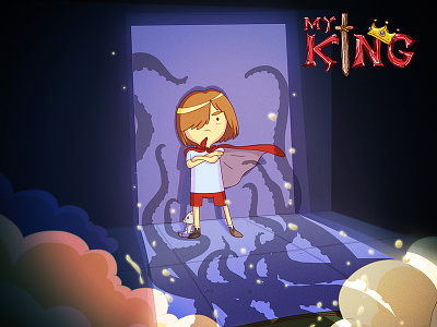 Fear ? adventure all cartoon fear illustration kid king photoshop time